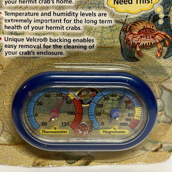 Zoo med, save your replies. Dual thermometer $ humidity gauge - Picture 6 of 6